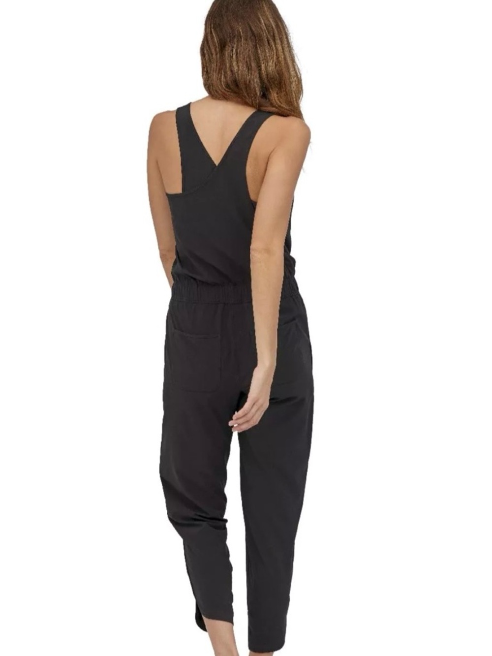 Patagonia Fleetwith Jumpsuit XS Cinch Waist Athleisure Dark Grey - Picture 10 of 14